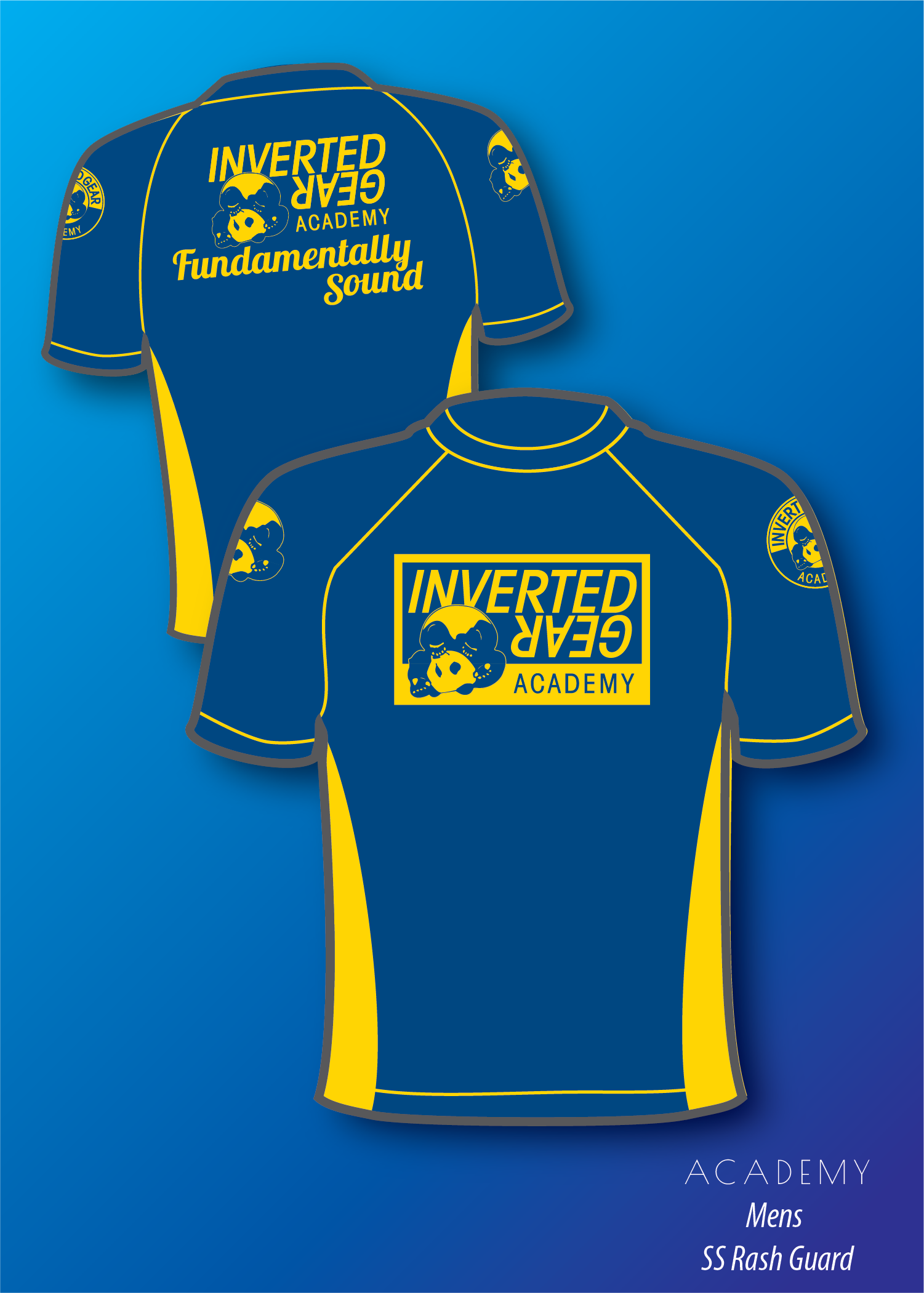 Academy Blue Fundamentally Sound  Rashguard