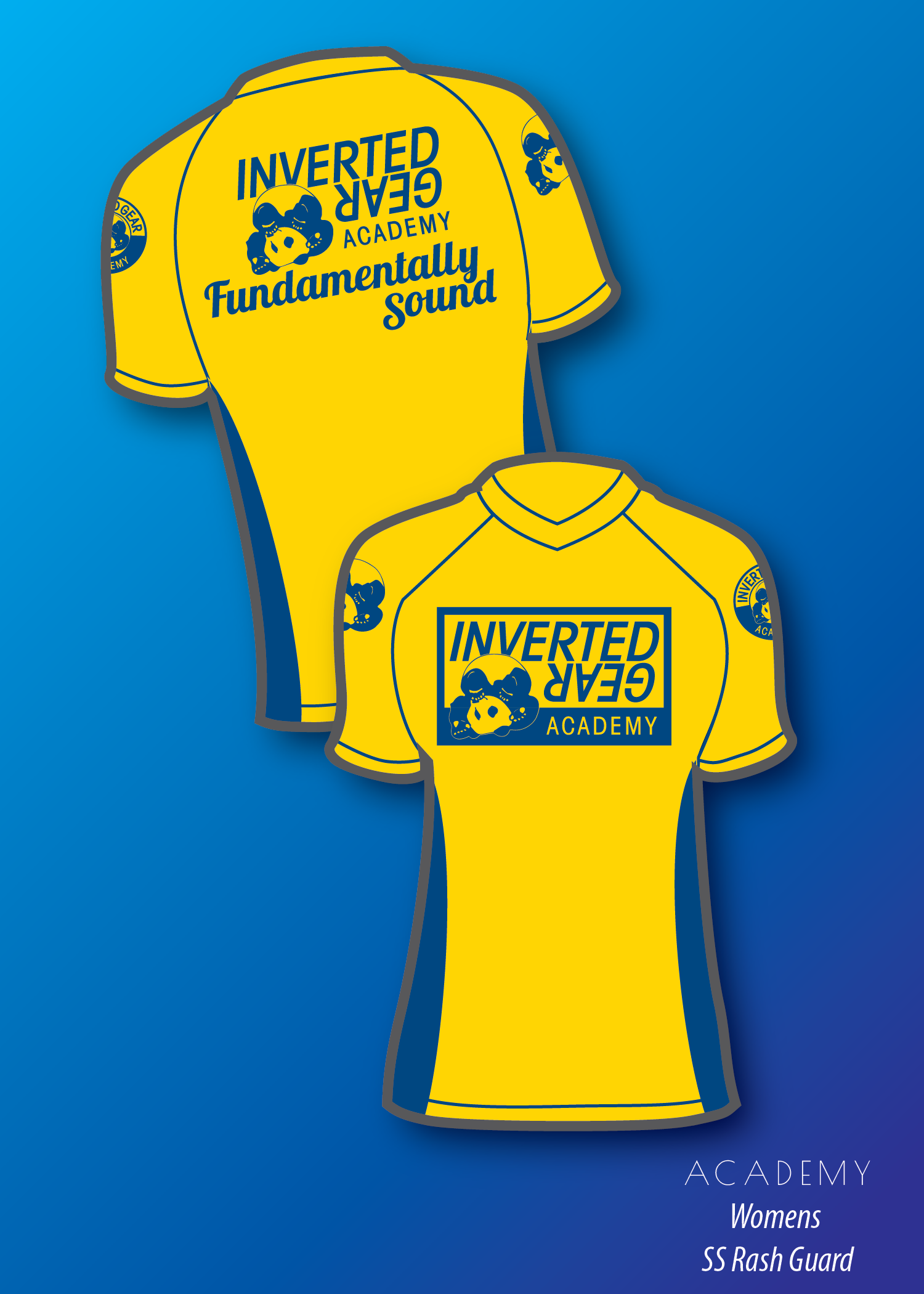 Women's Academy Yellow Fundamentally Sound  Rashguard