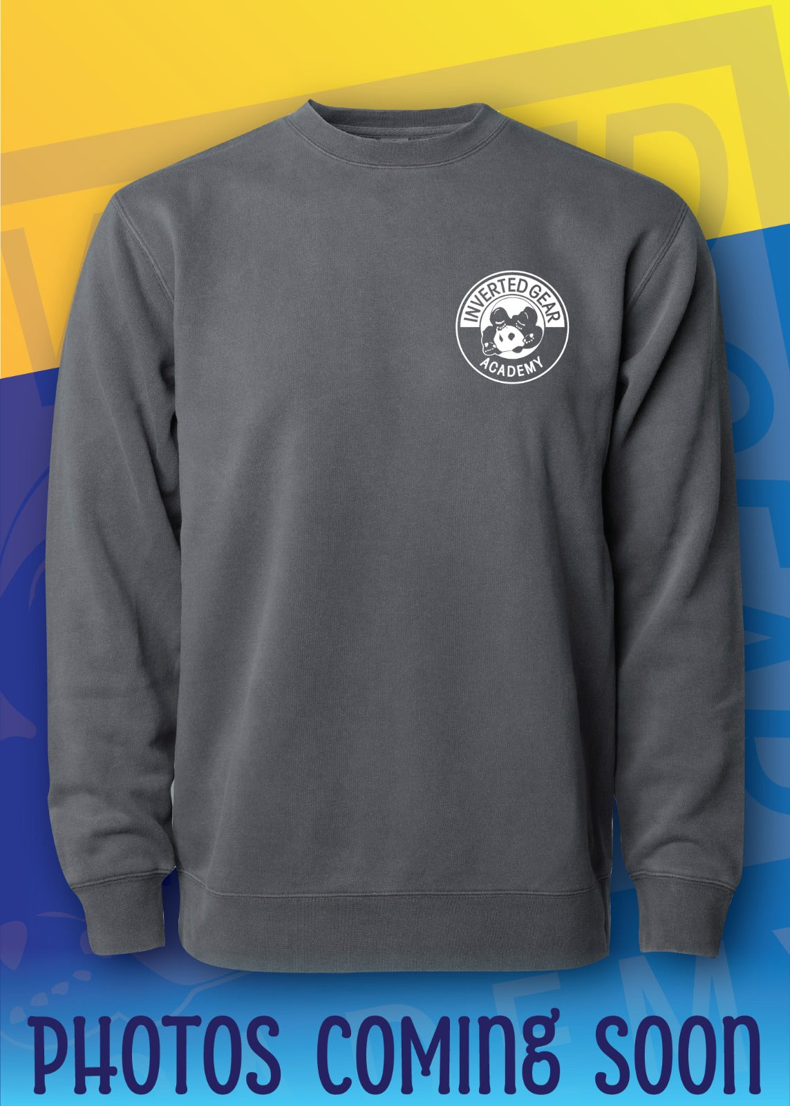 Inverted Gear Academy Round Logo Crewneck