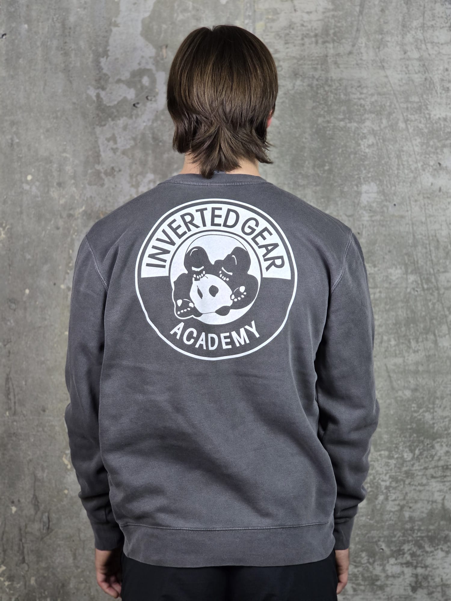 Inverted Gear Academy Round Logo Crewneck