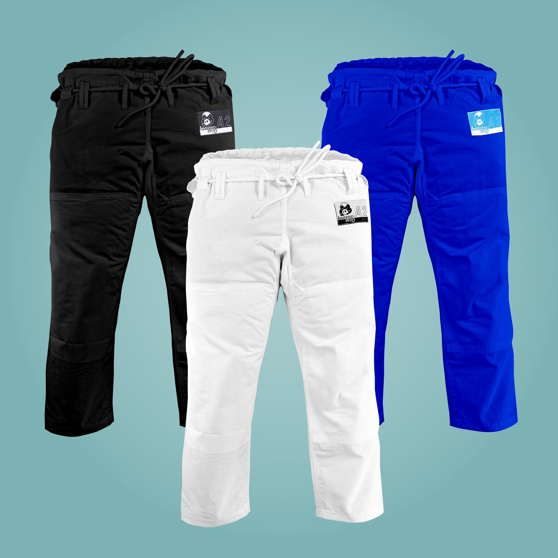 inverted gear size chart Gi Pants Black / A3S