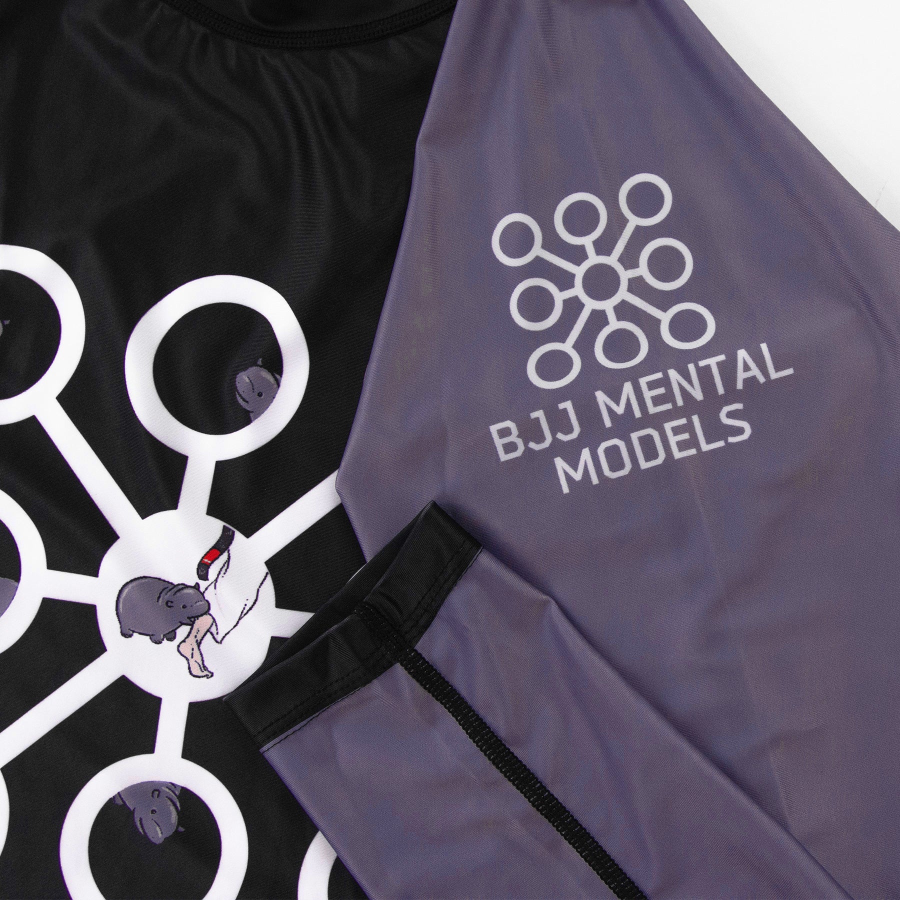 BJJ Mental Models Collab Champion's Mindset Rashguard