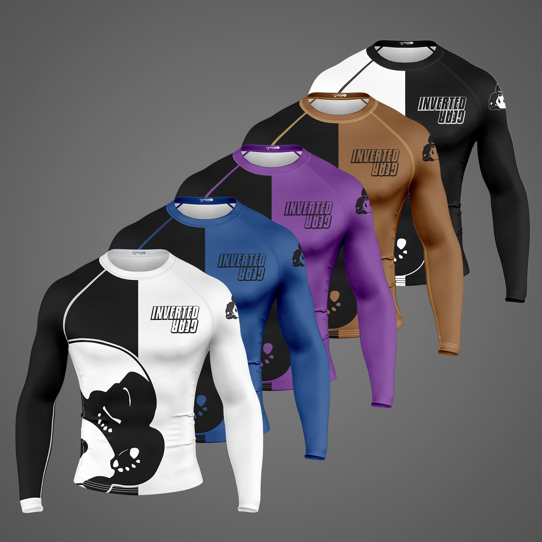 gears ranked Ranked Rashguard version 6 Long Sleeve – Inverted Gear