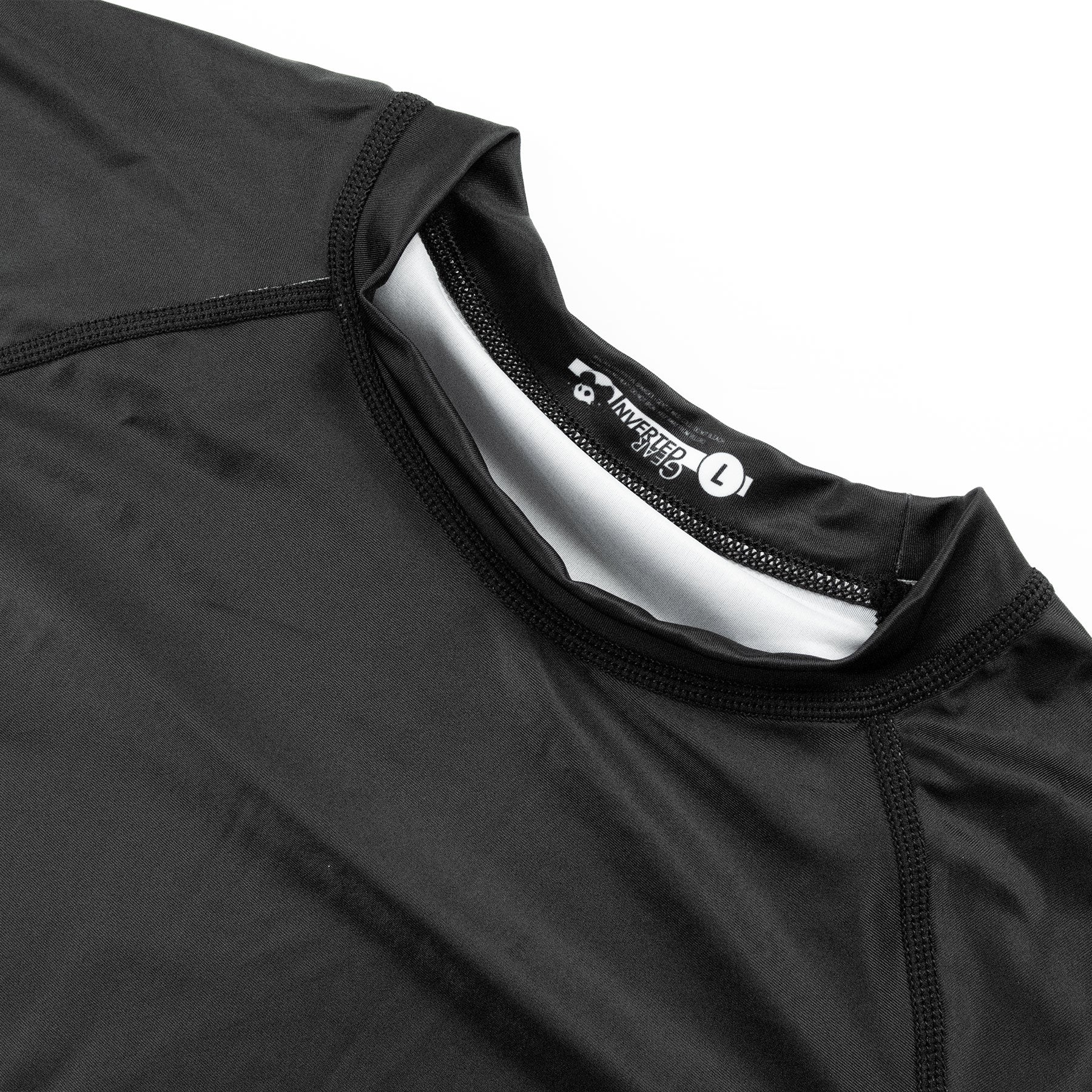 Academy Black Round Logo Short Sleeve Rashguard