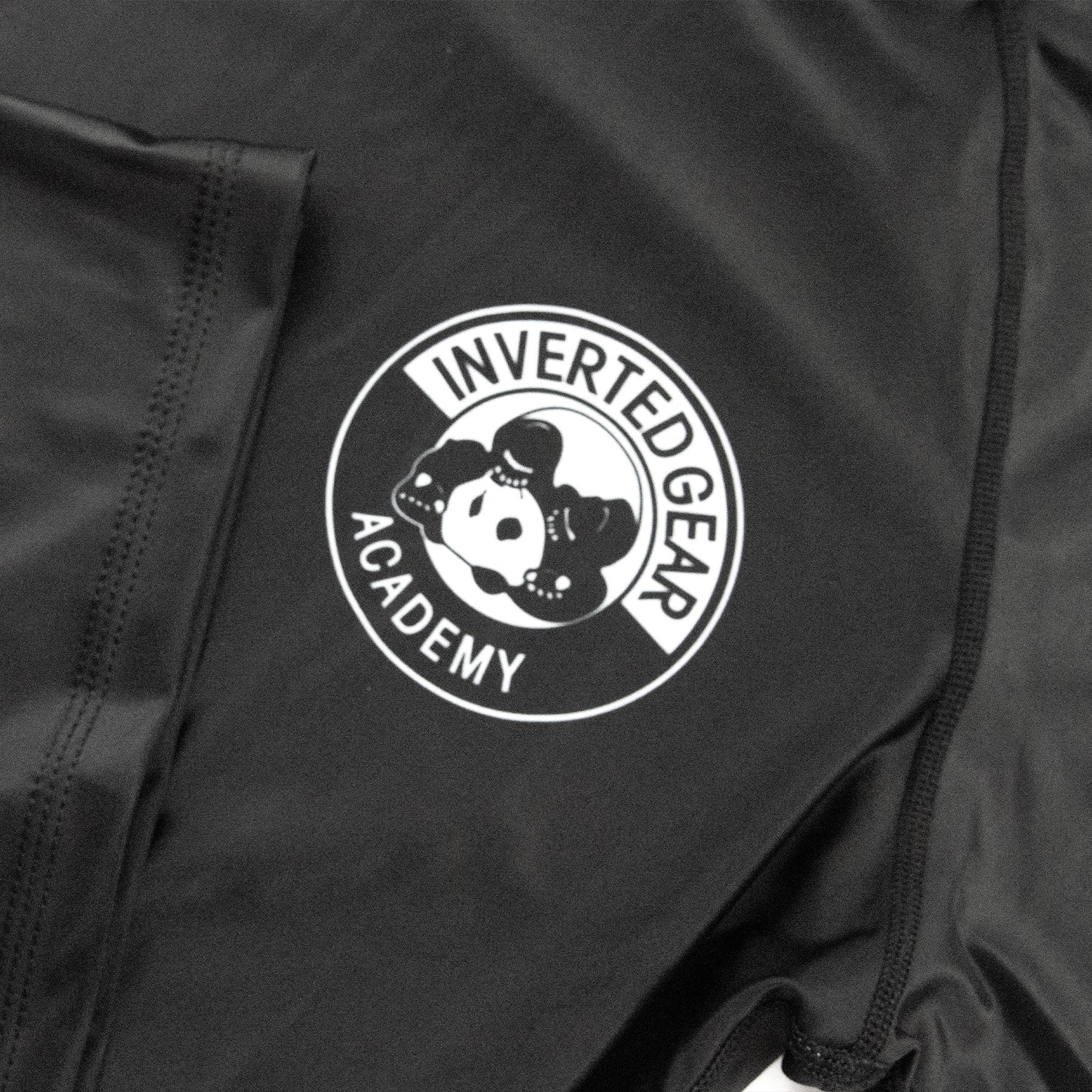 Academy Black Round Logo Short Sleeve Rashguard