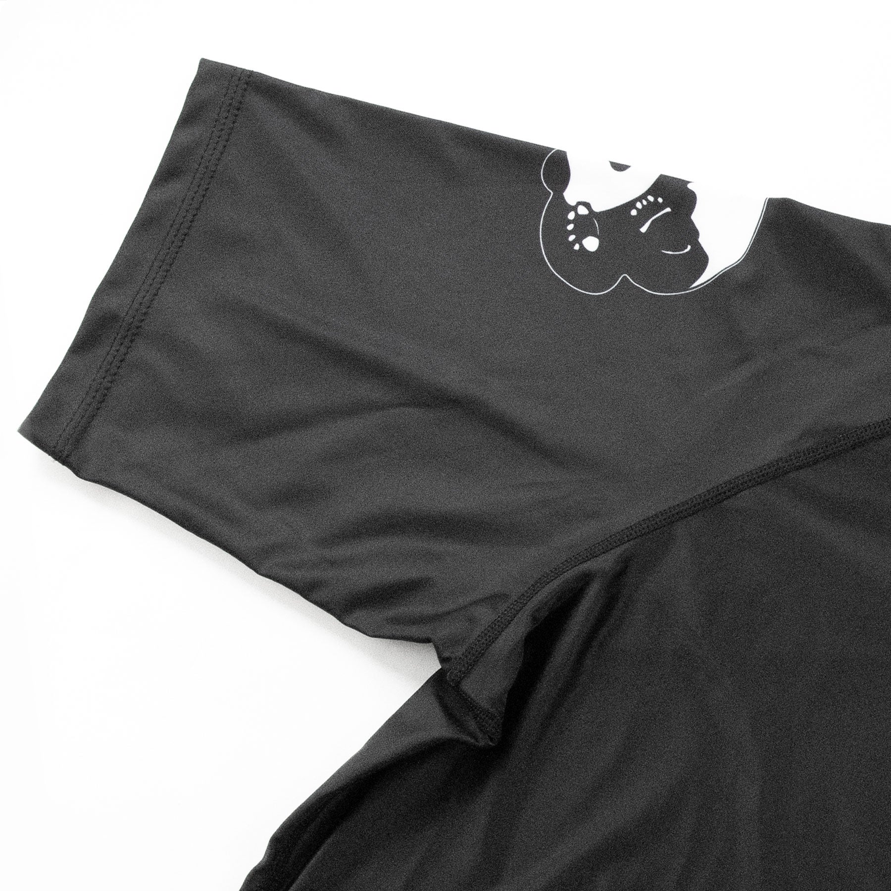 Academy Black Round Logo Short Sleeve Rashguard
