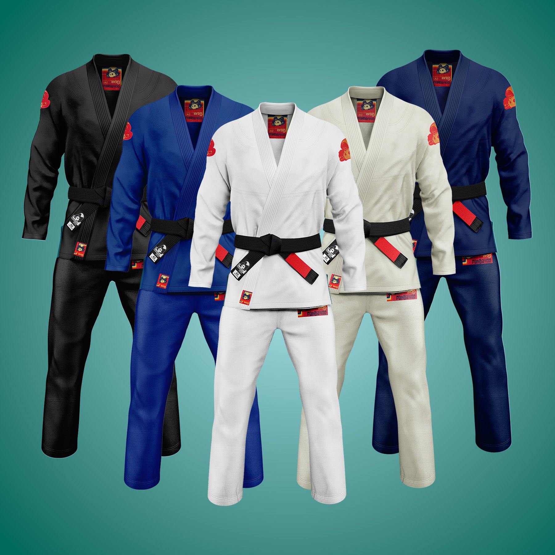 inverted gear bjj Panda 400 Gi A0 / White