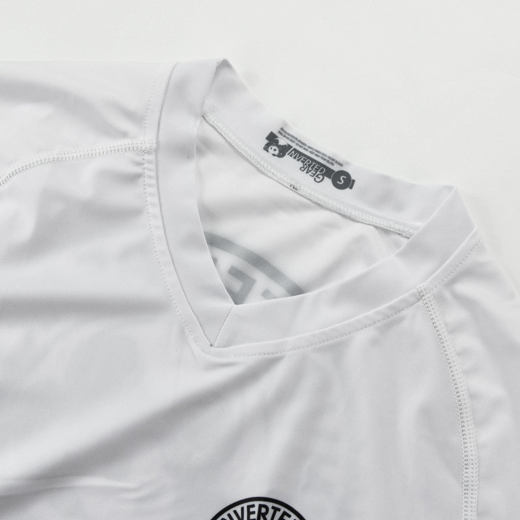 Women's Academy White Round Logo Long Sleeve Rashguard