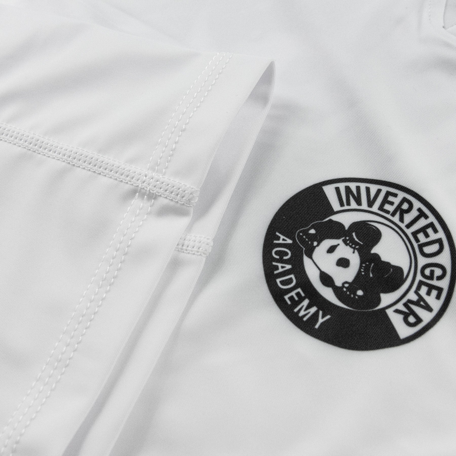 Women's Academy White Round Logo Long Sleeve Rashguard