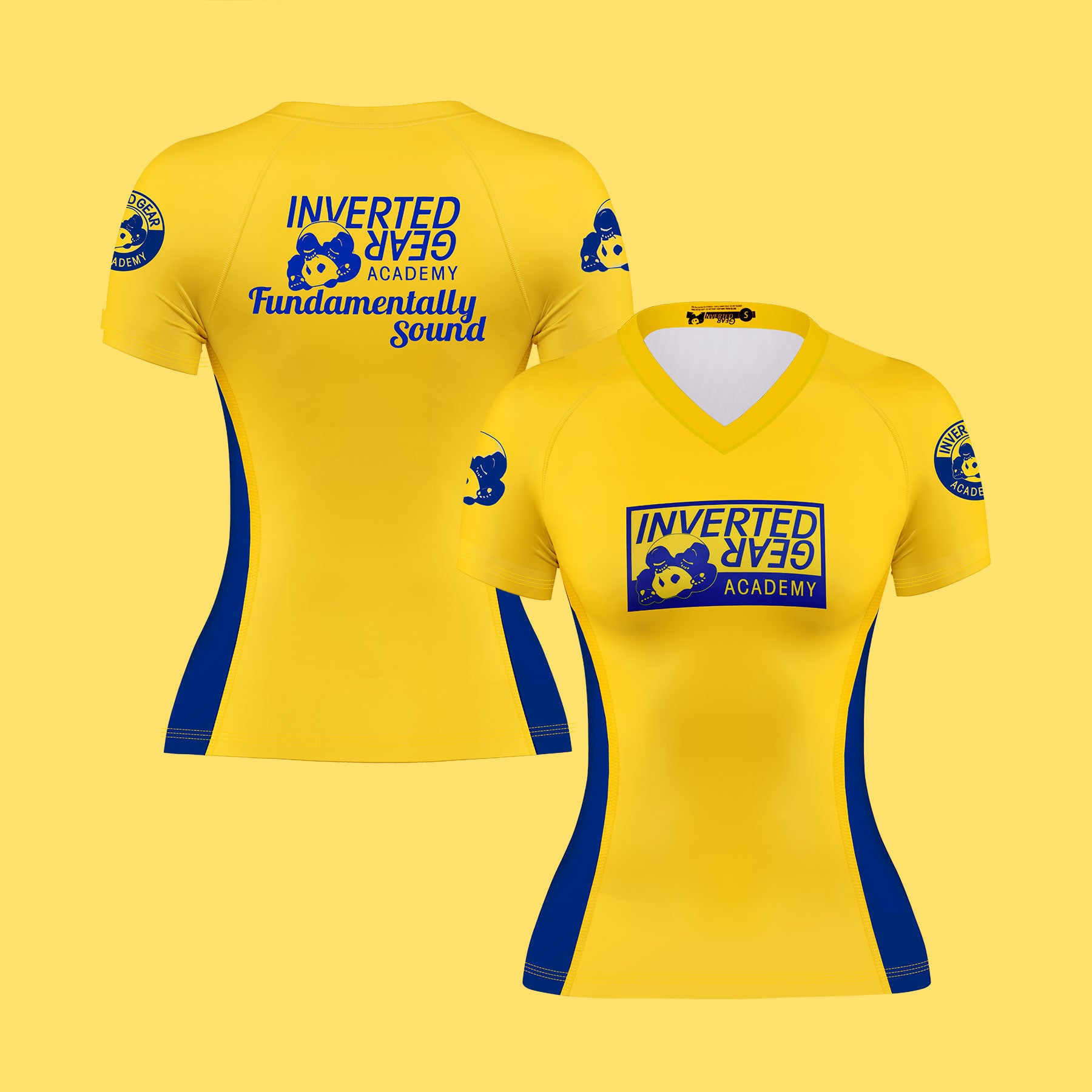 Women's Academy Yellow Fundamentally Sound  Rashguard