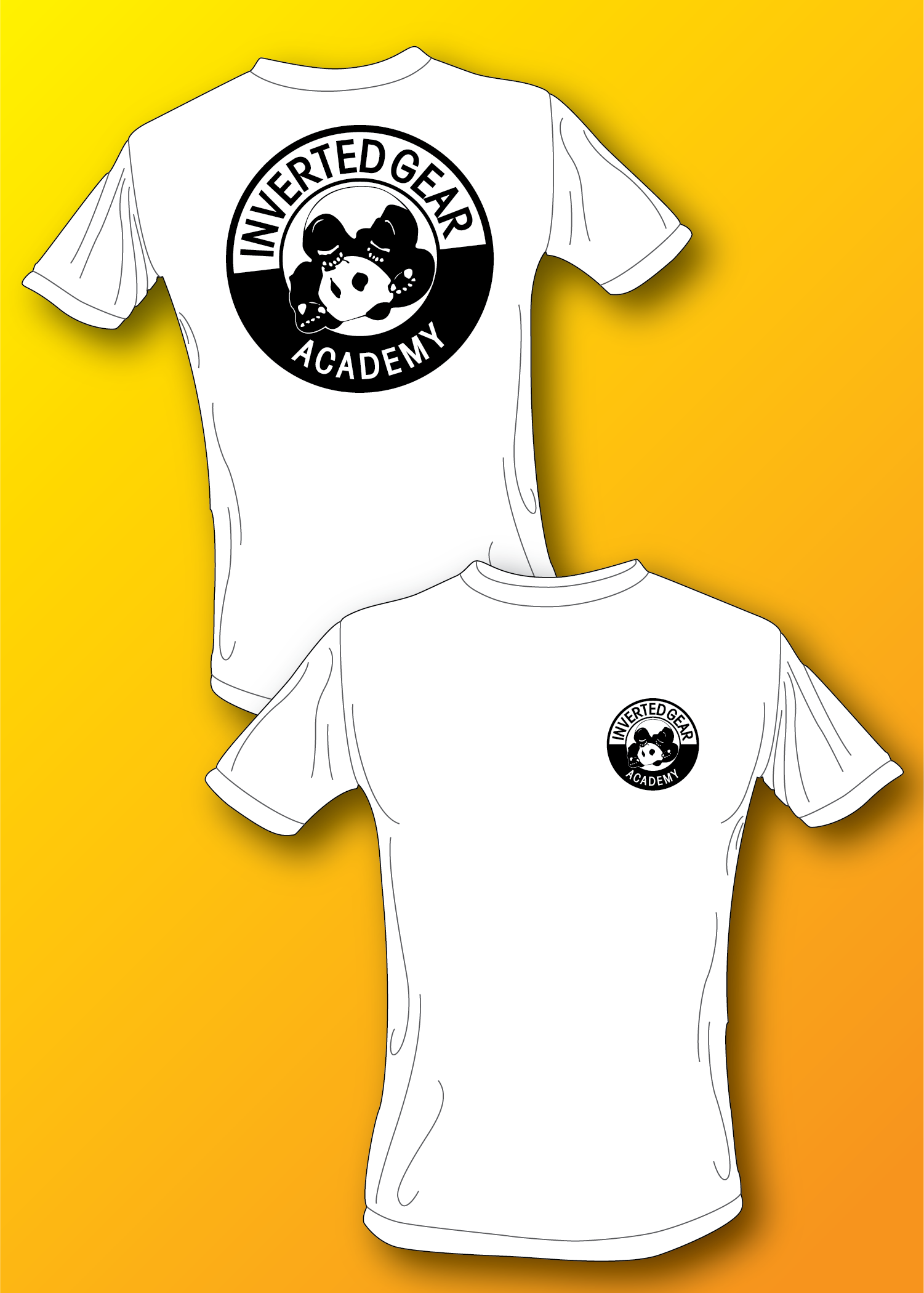gear institute Academy Round Logo T-shirt XS