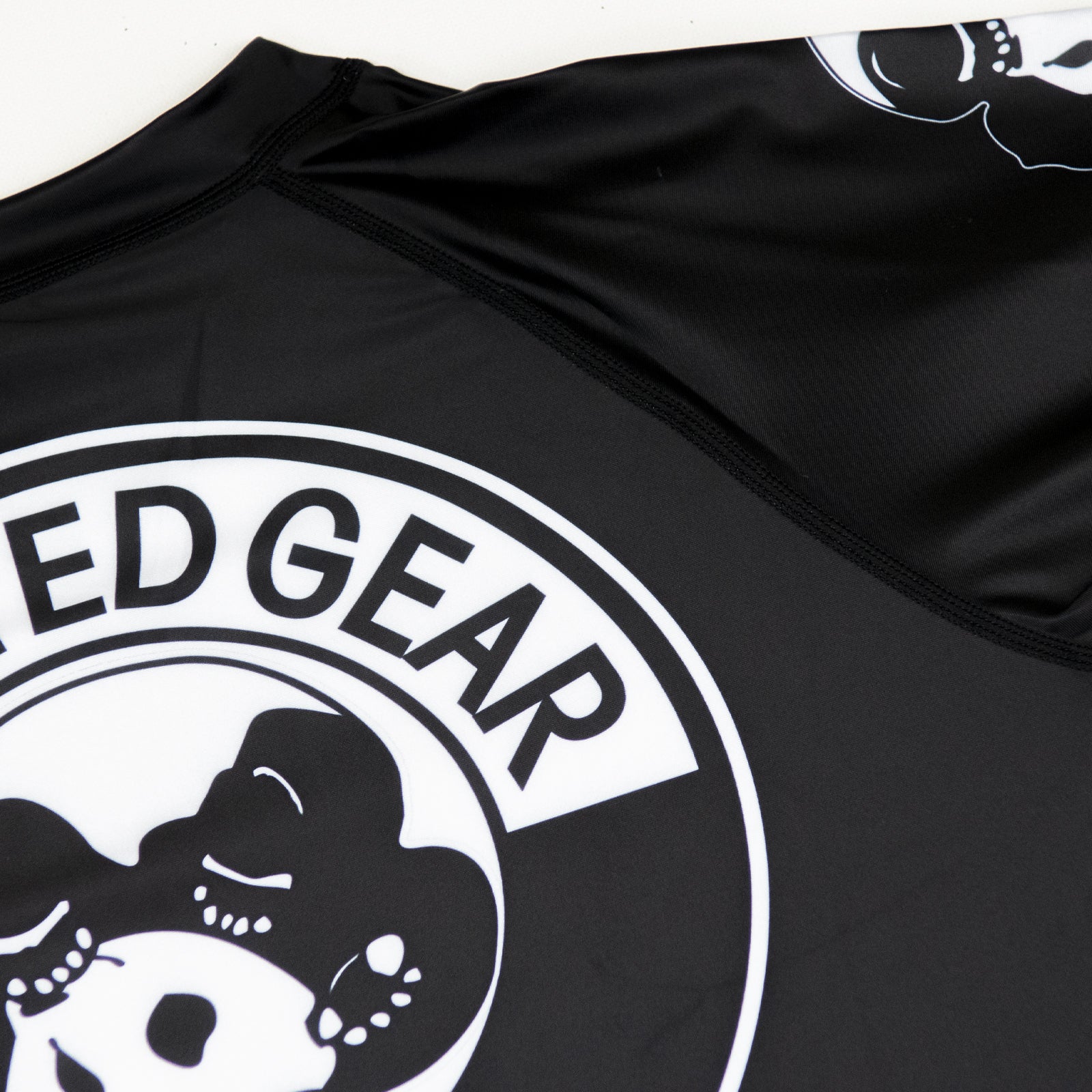 Academy Black Round Logo Long Sleeve Rashguard