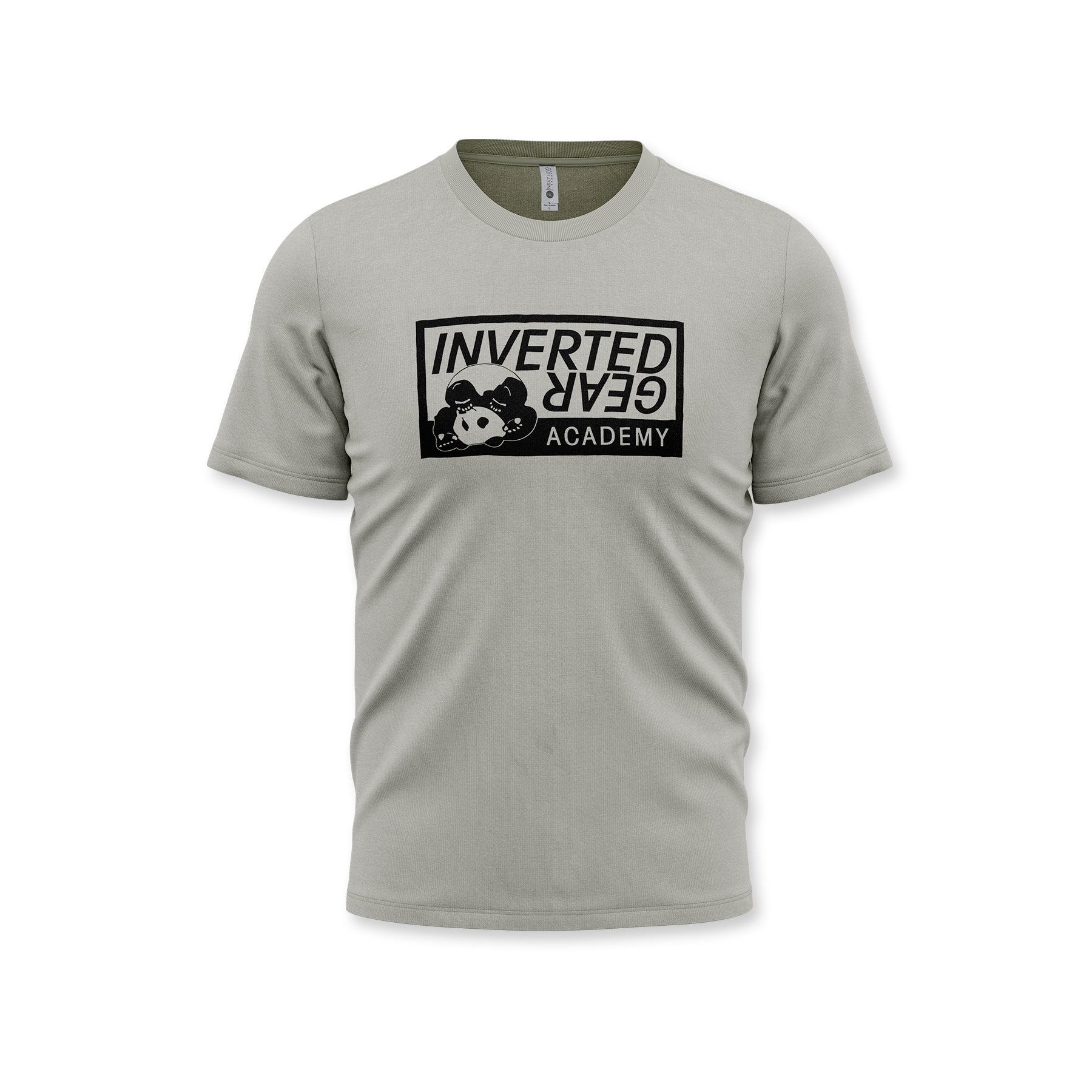 Academy Gray Rectangle Logo T-shirt