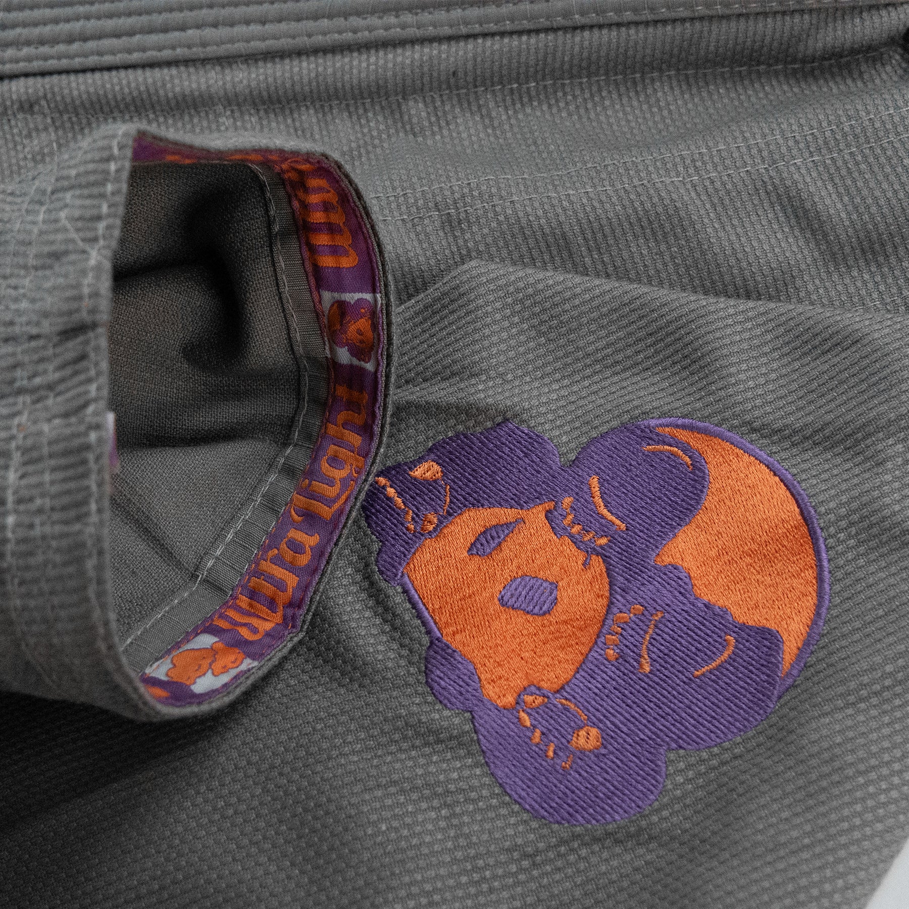 Gray Ultra Light Pearl Weave Gi