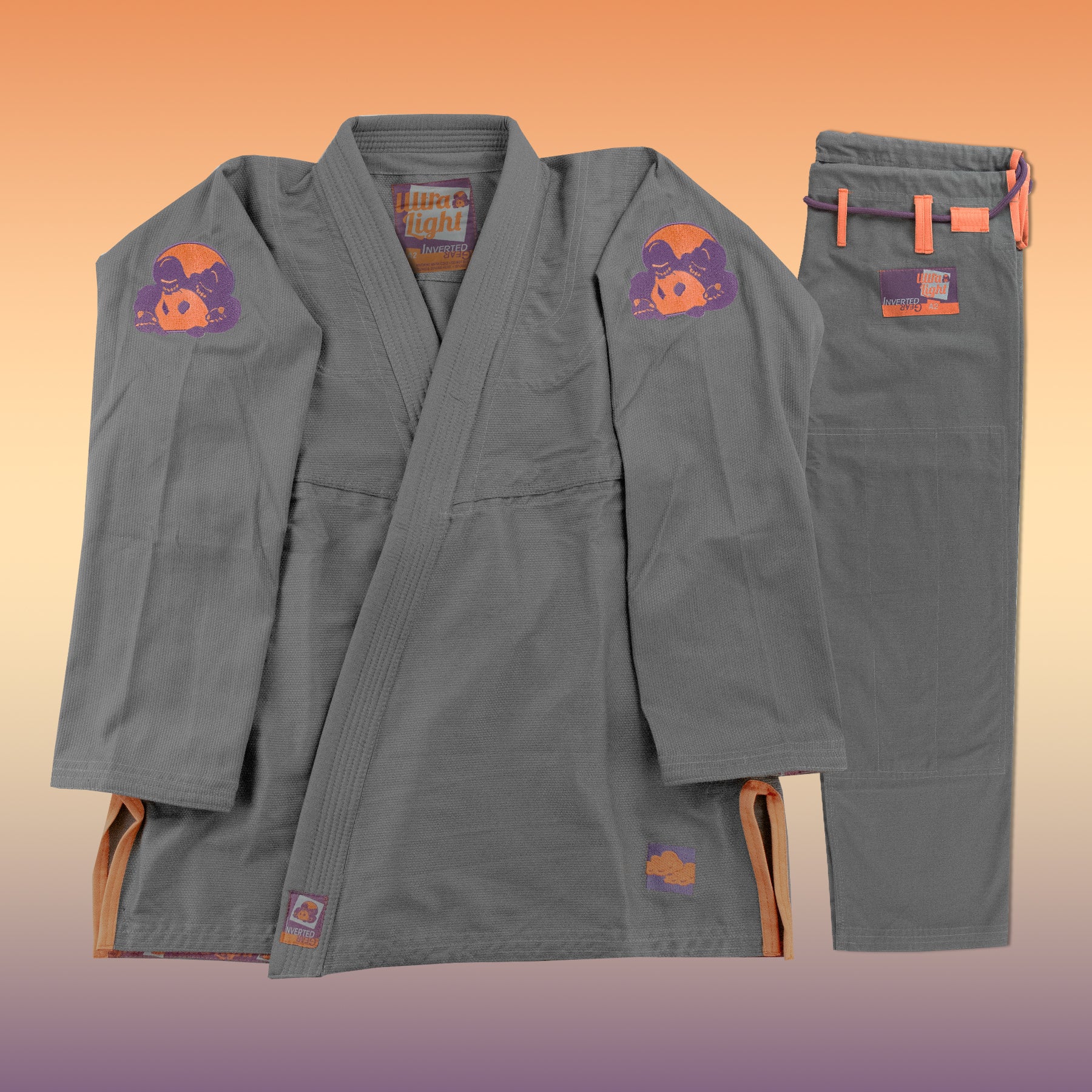 Gray Ultra Light Pearl Weave Gi