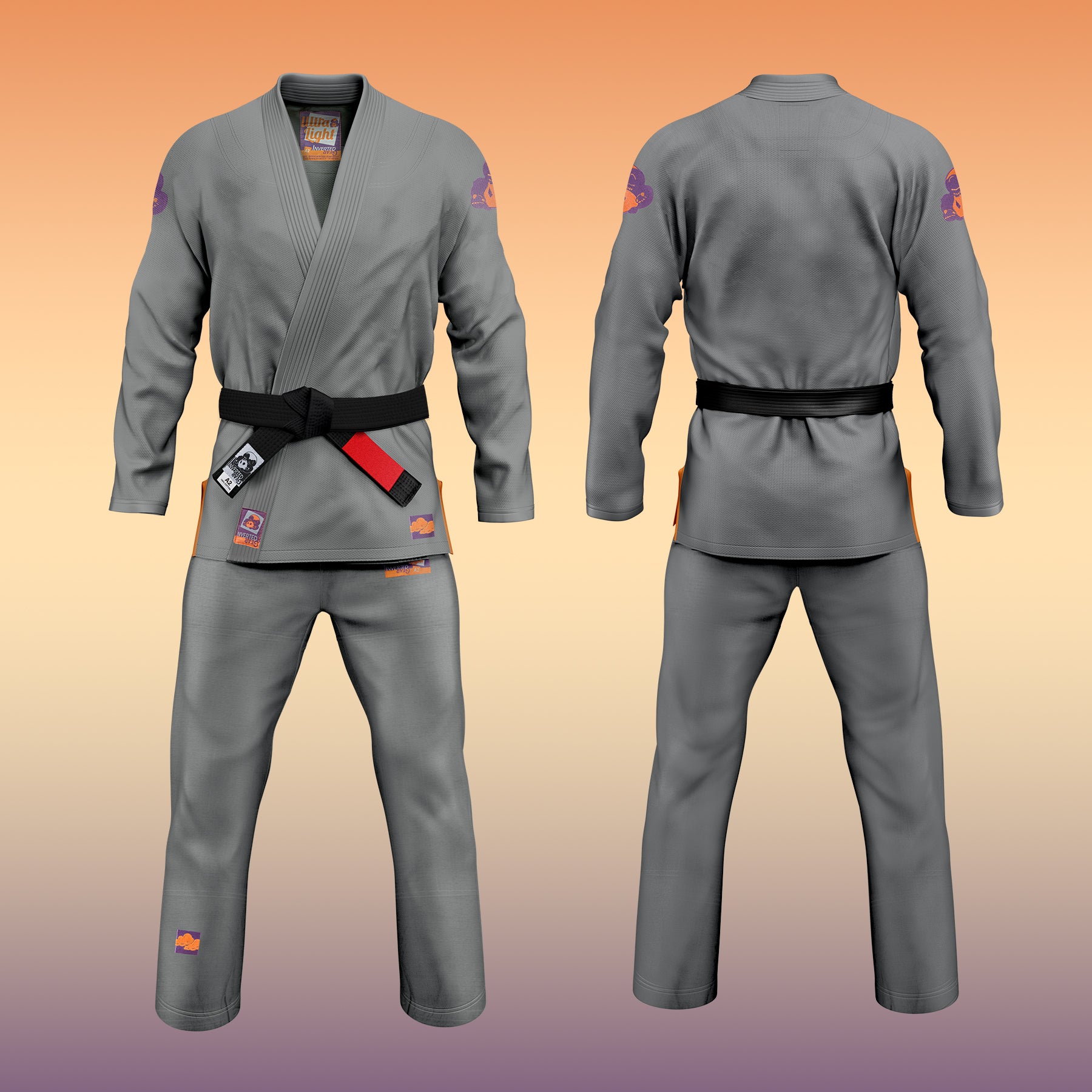 Gray Ultra Light Pearl Weave Gi