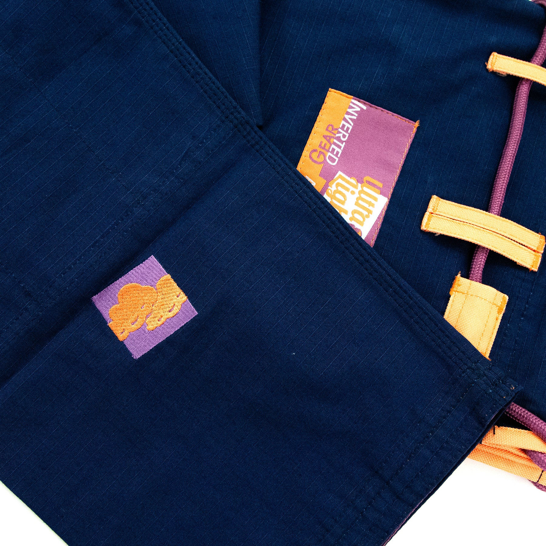 Navy Ultra Light Pearl Weave Gi