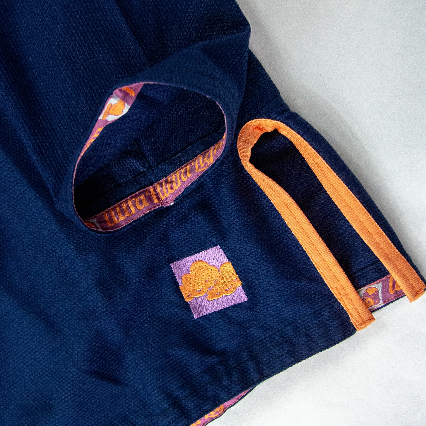 Navy Ultra Light Pearl Weave Gi