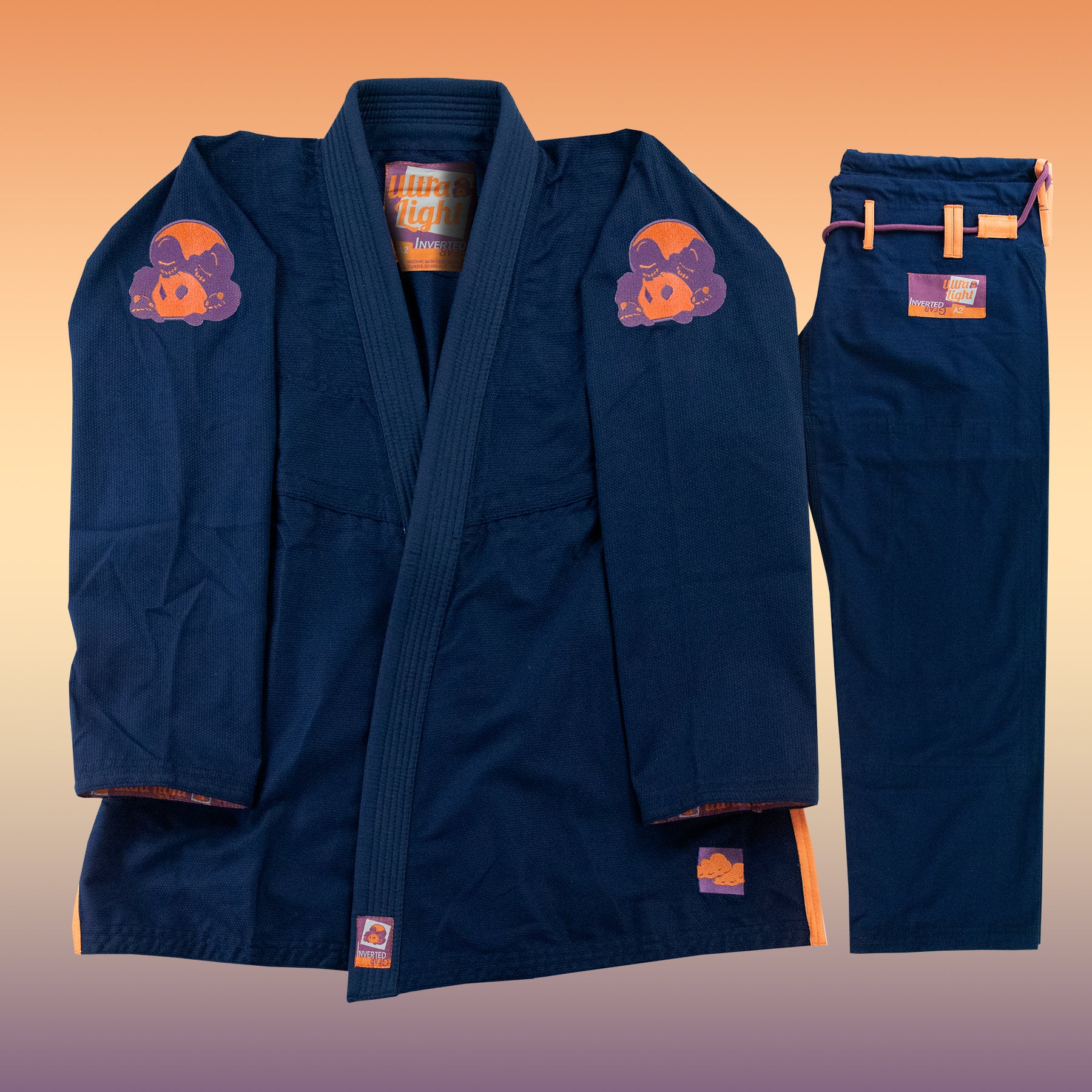 Navy Ultra Light Pearl Weave Gi
