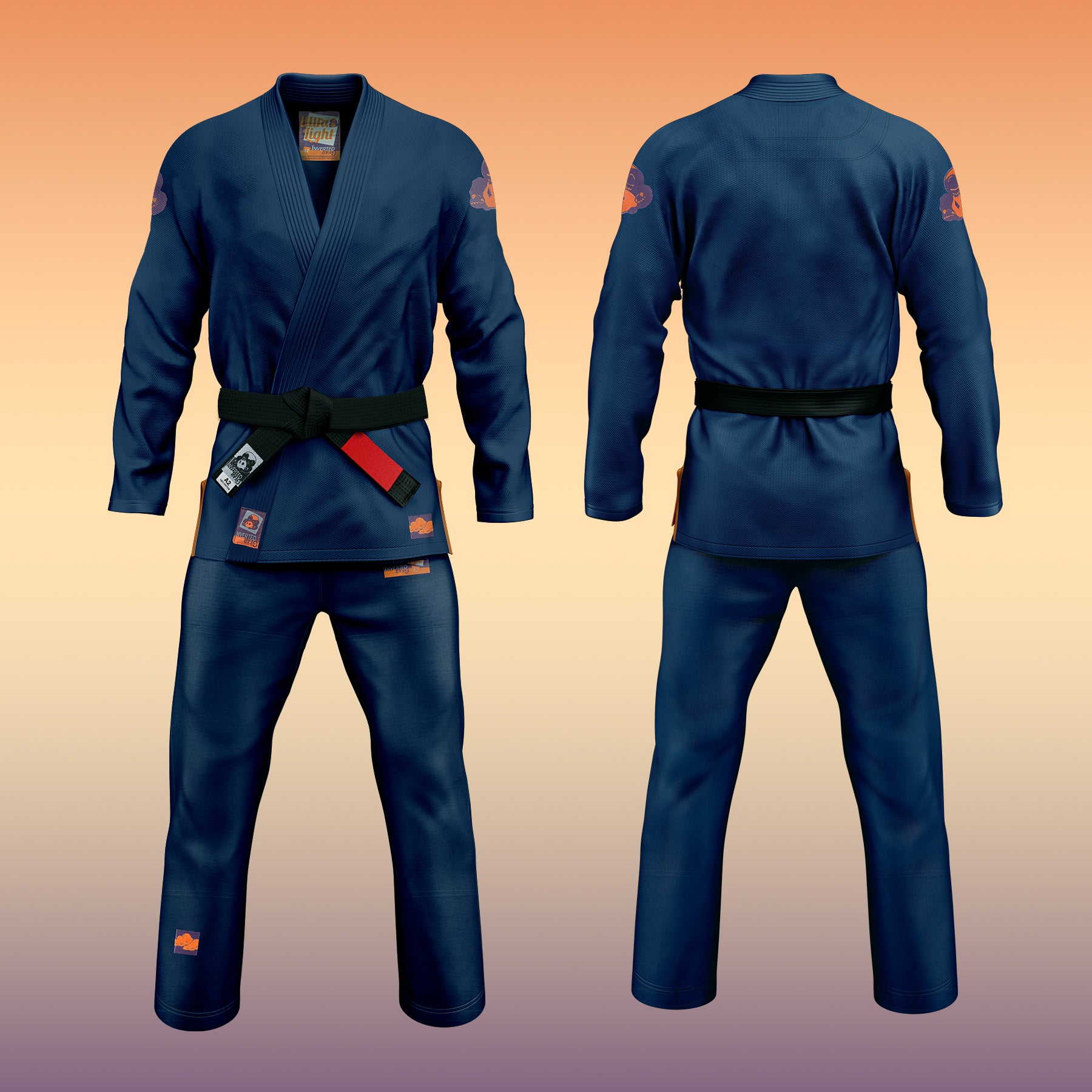 Navy Ultra Light Pearl Weave Gi