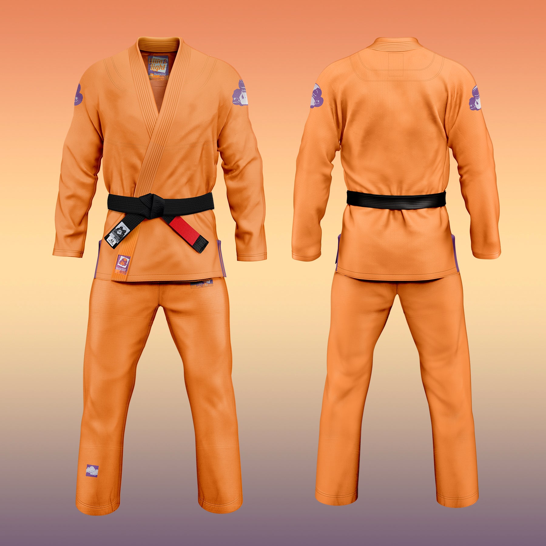 Peach Ultra Light Pearl Weave Gi