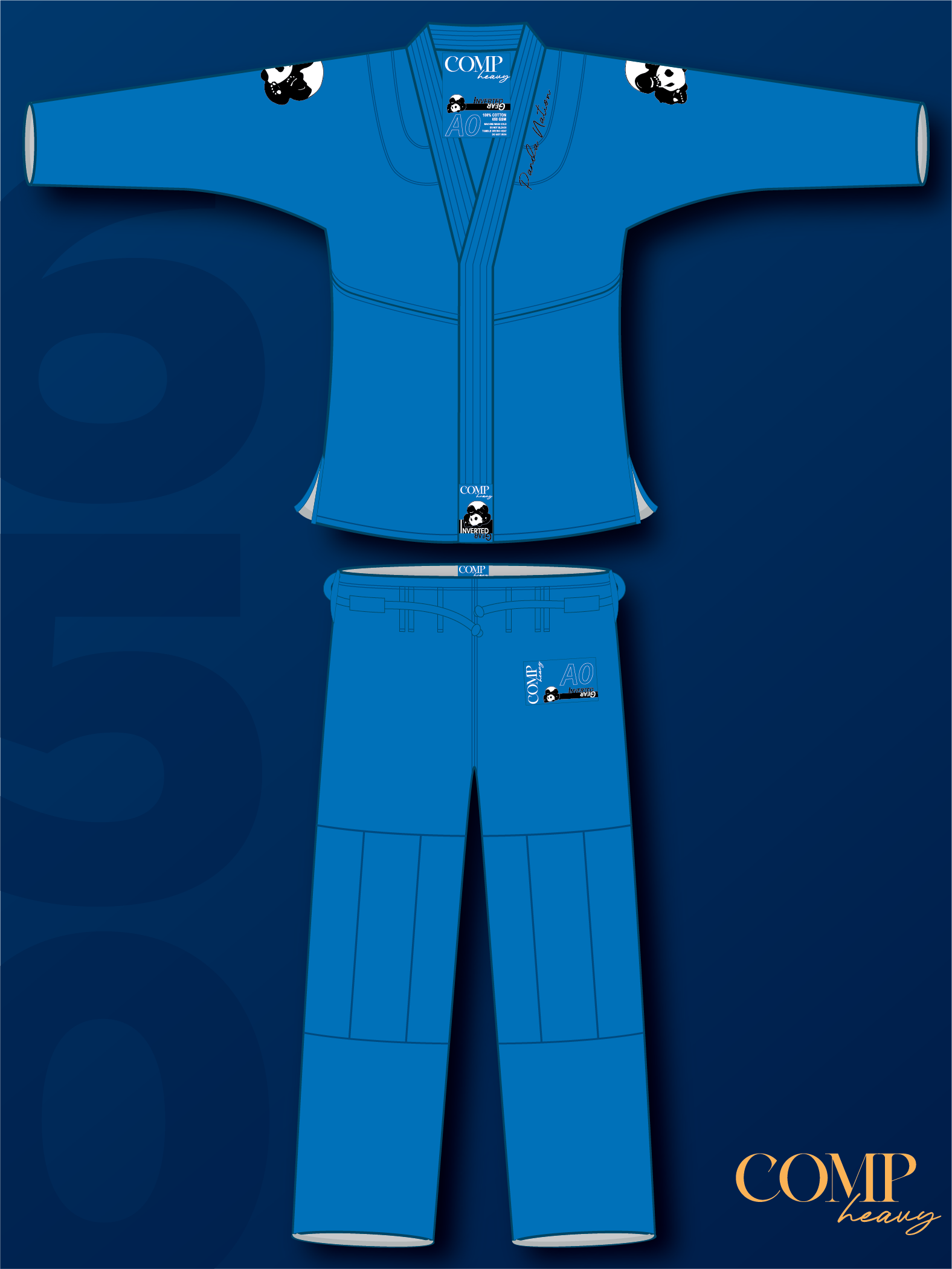 Blue Comp Heavy Gi