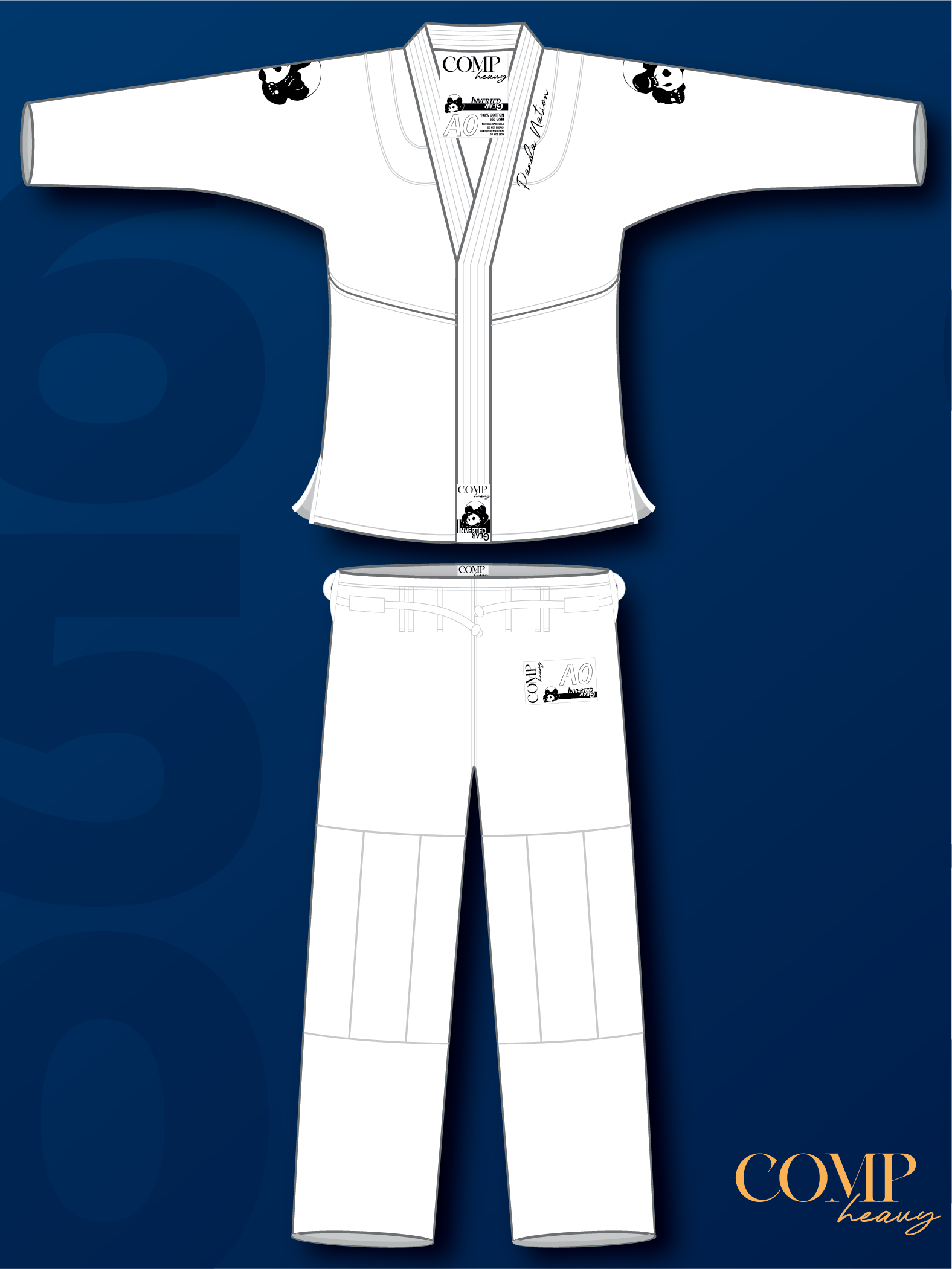 White Comp Heavy Gi