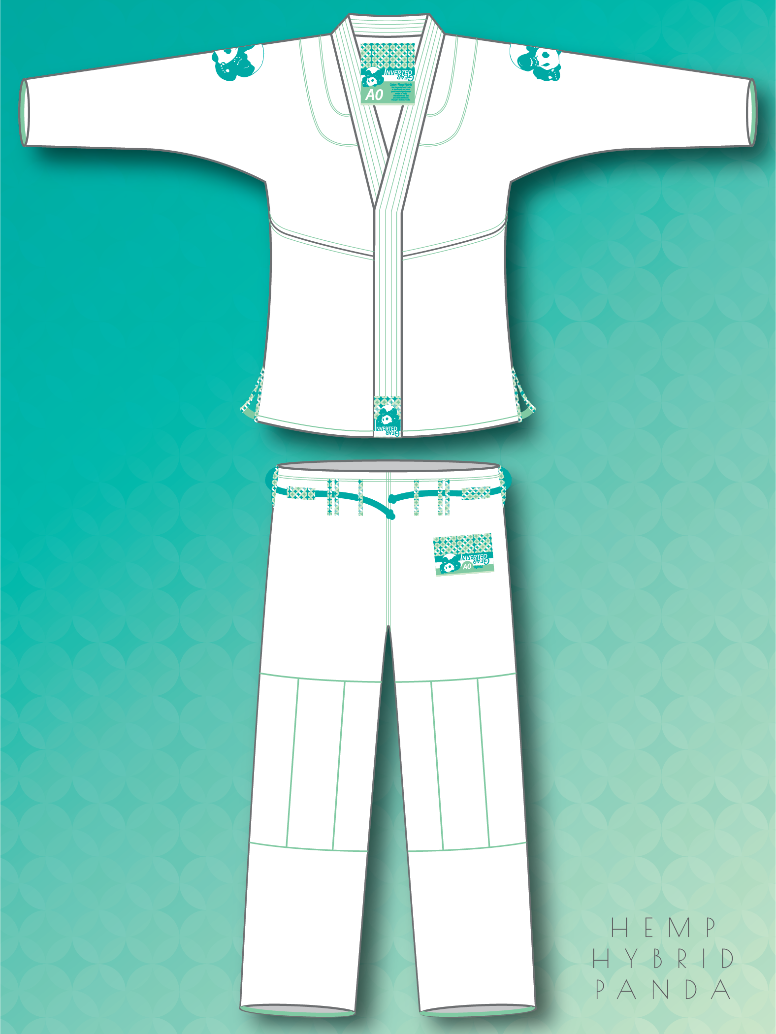 Mint Hemp Hybrid Weave Gi