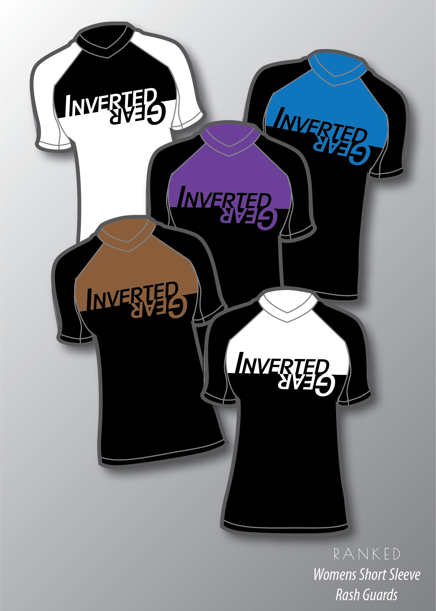 Women's Ranked Rashguard version 5 Short Sleeve