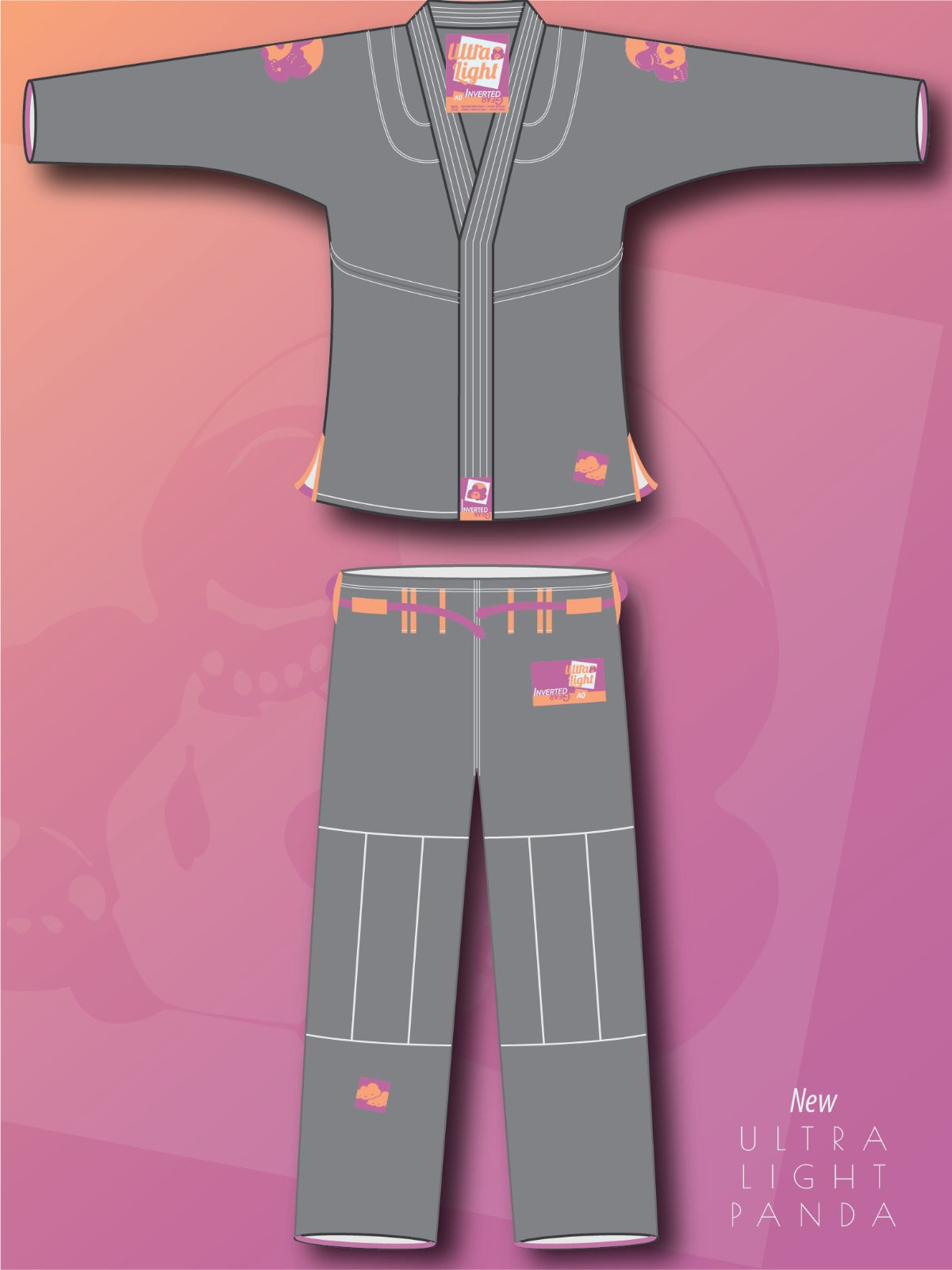 Gray Ultra Light Pearl Weave Gi