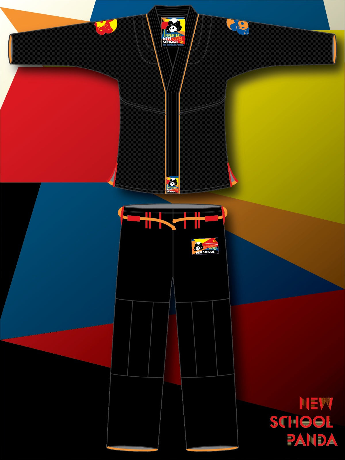 Black New School Gi