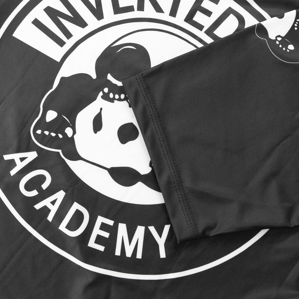 Academy Black Round Logo Short Sleeve Rashguard