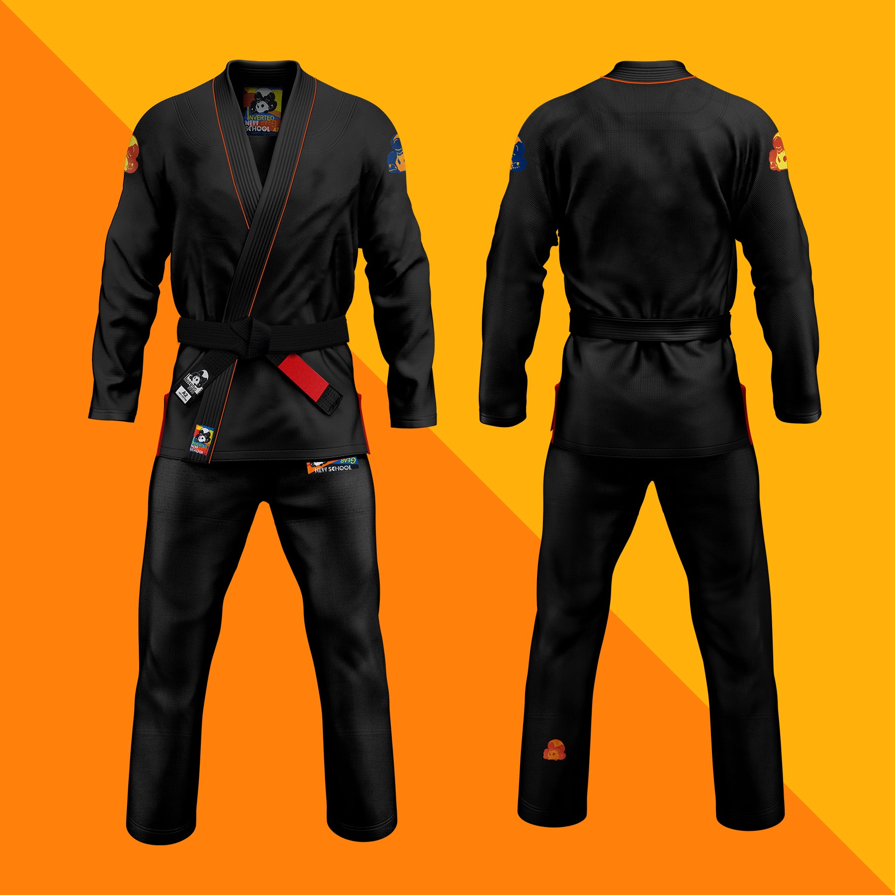 Black New School Gi