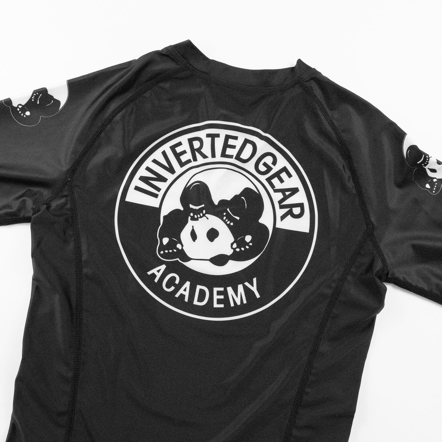 Women's Academy Black Round Logo Long Sleeve Rashguard