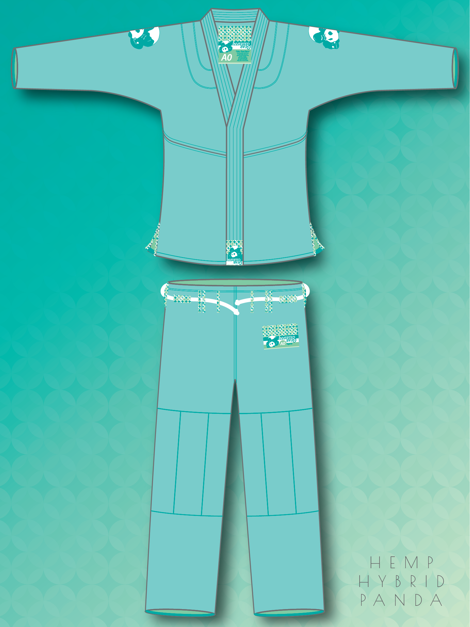 Mint Hemp Hybrid Weave Gi