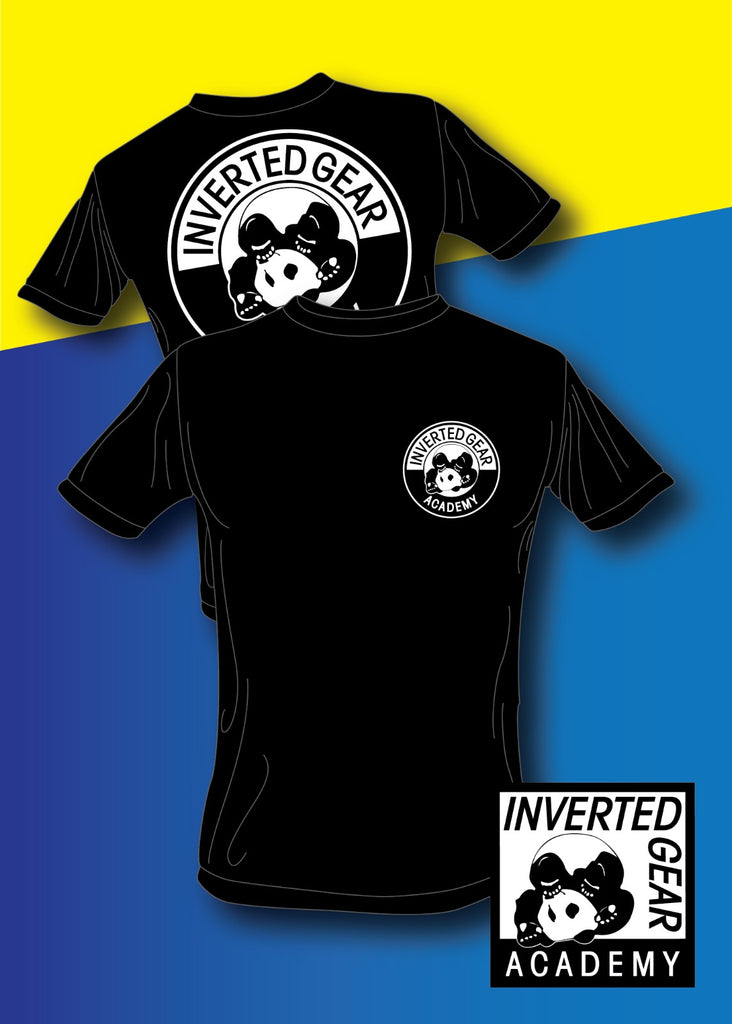 Academy Black Round Logo T-shirt