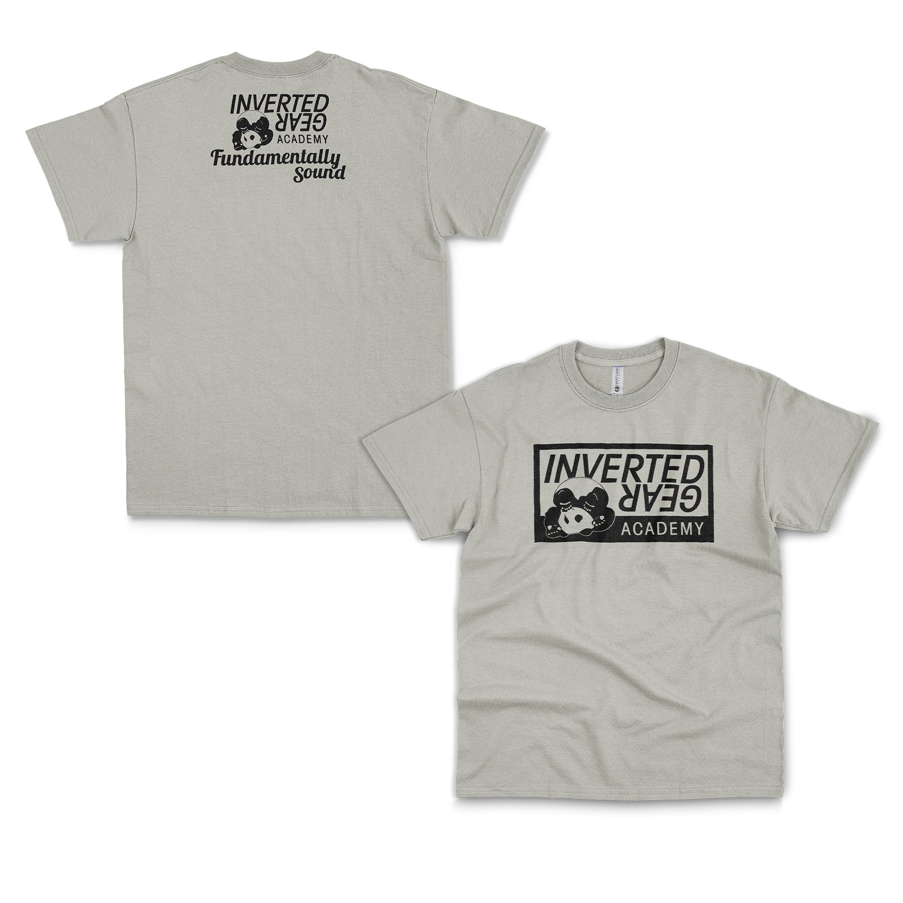 Academy Gray Rectangle Logo T-shirt