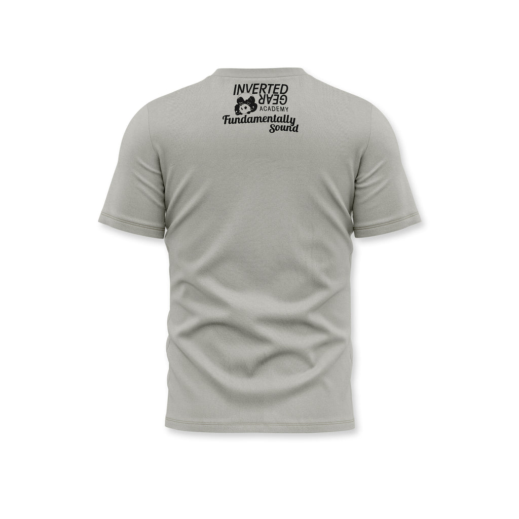 Academy Gray Rectangle Logo T-shirt