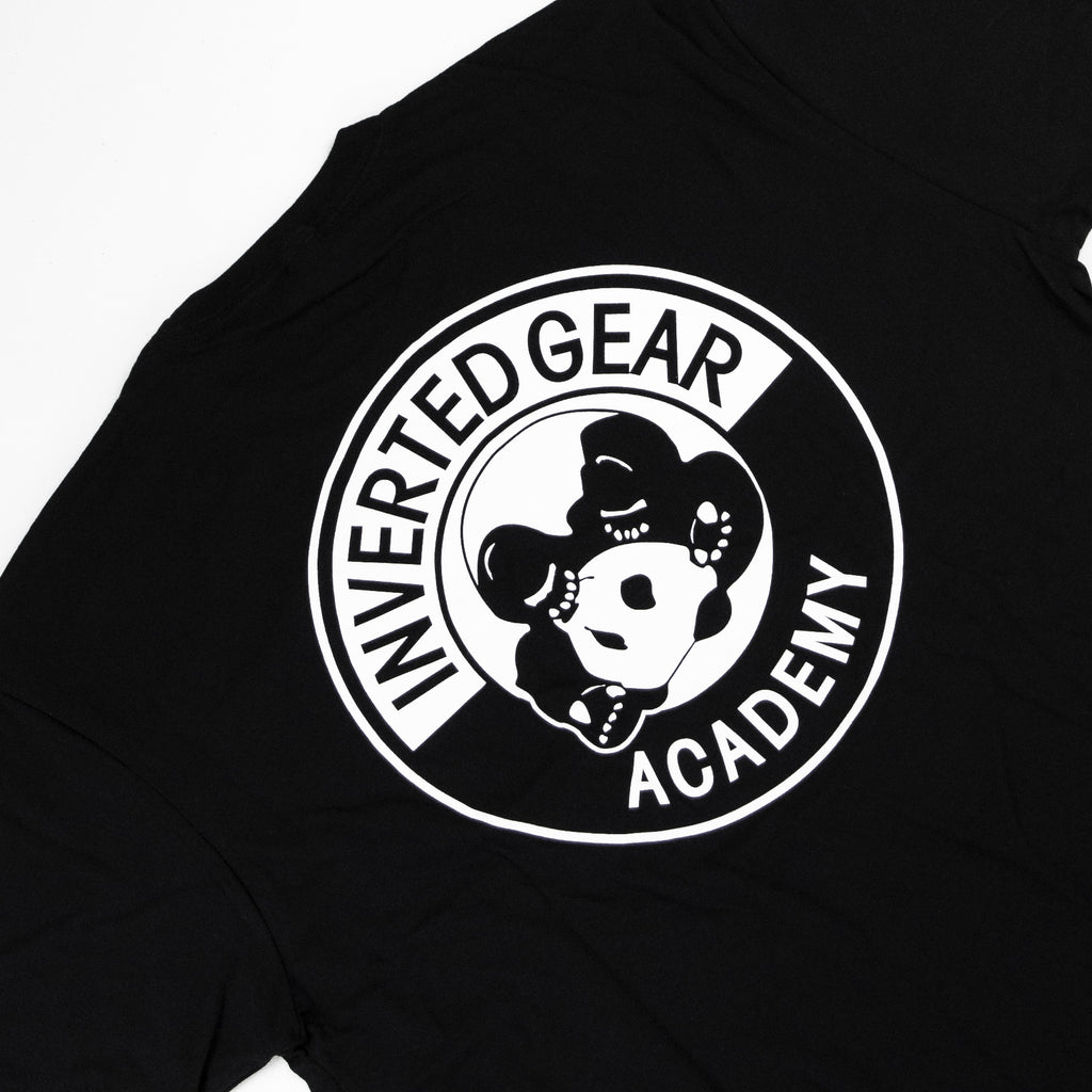 Academy Black Round Logo T-shirt