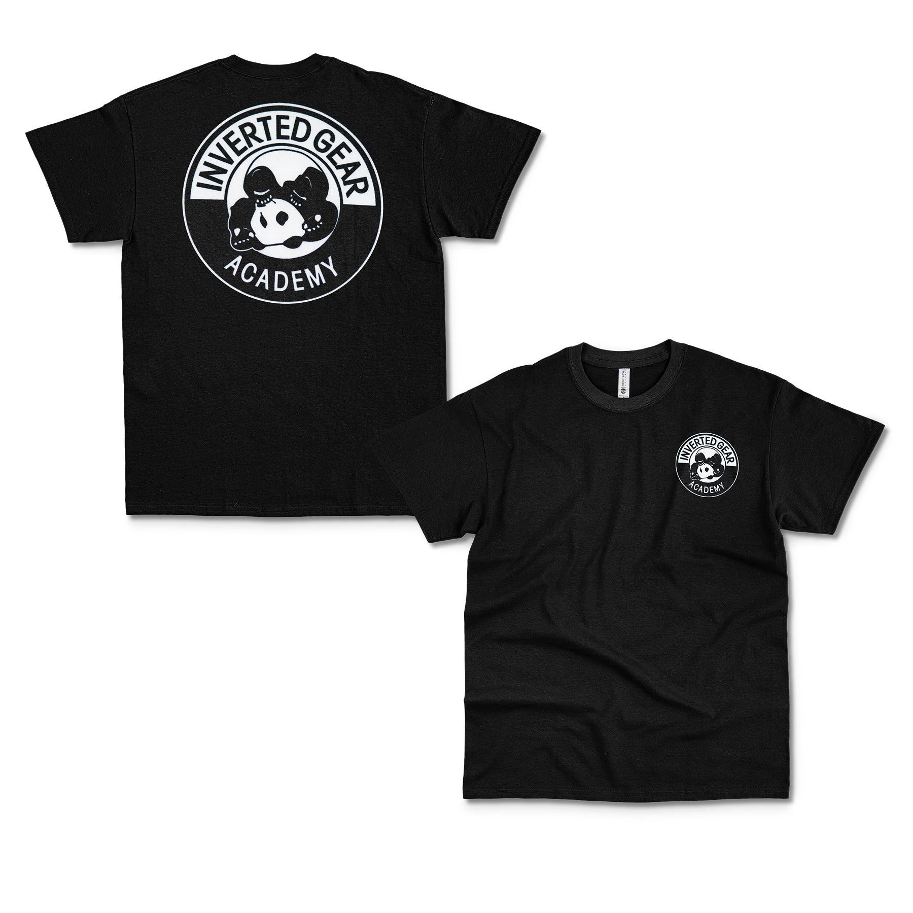 Academy Black Round Logo T-shirt