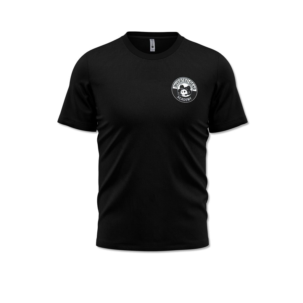 Academy Black Round Logo T-shirt