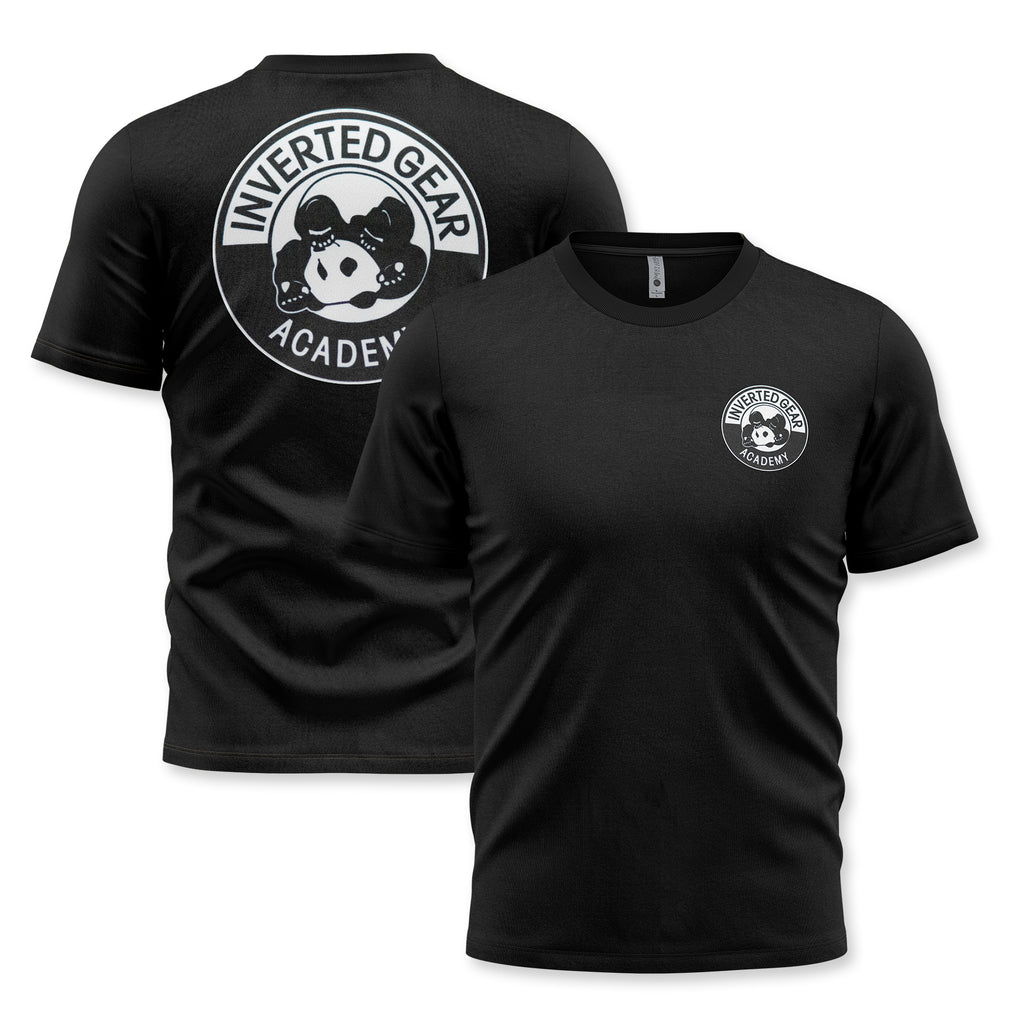 Academy Black Round Logo T-shirt